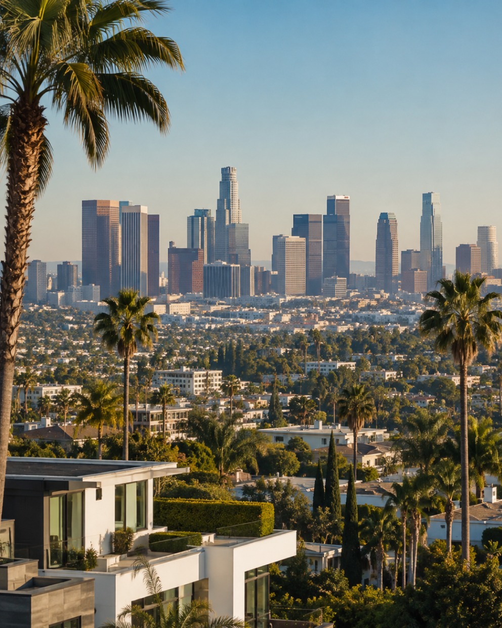 Residential neighborhood in Los Angeles