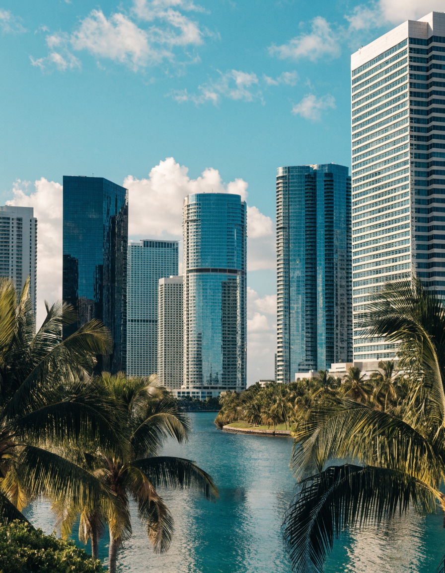Residential neighborhood in Miami