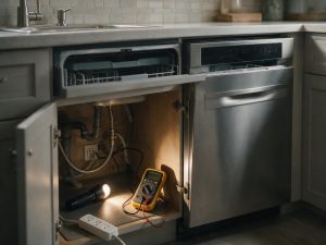 Ge Dishwasher Has No